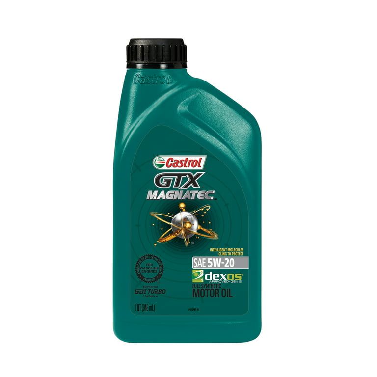 Castrol GTX MAGNATEC 5W-20 Full Synthetic Motor Oil, 1 Quart