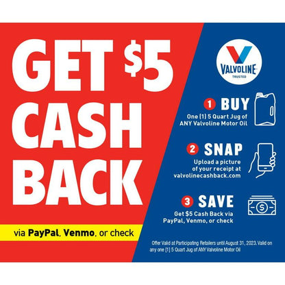 Valvoline Extended Protection Premium Full Synthetic 5W-20 Motor Oil 5 QT