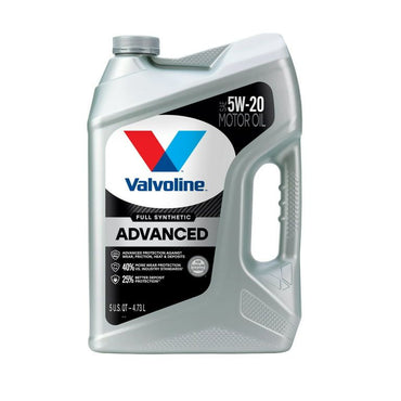 Valvoline Advanced Full Synthetic 5W-20 Motor Oil 5 QT
