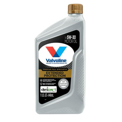 Valvoline Extended Protection Premium Full Synthetic 5W-30 Motor Oil 1QT