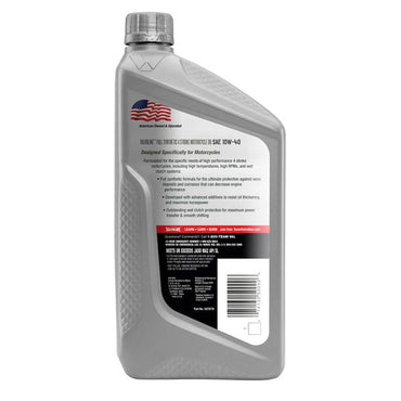 Valvoline 4-Stroke Motorcycle Full Synthetic 10W-40 Motor Oil 1 QT