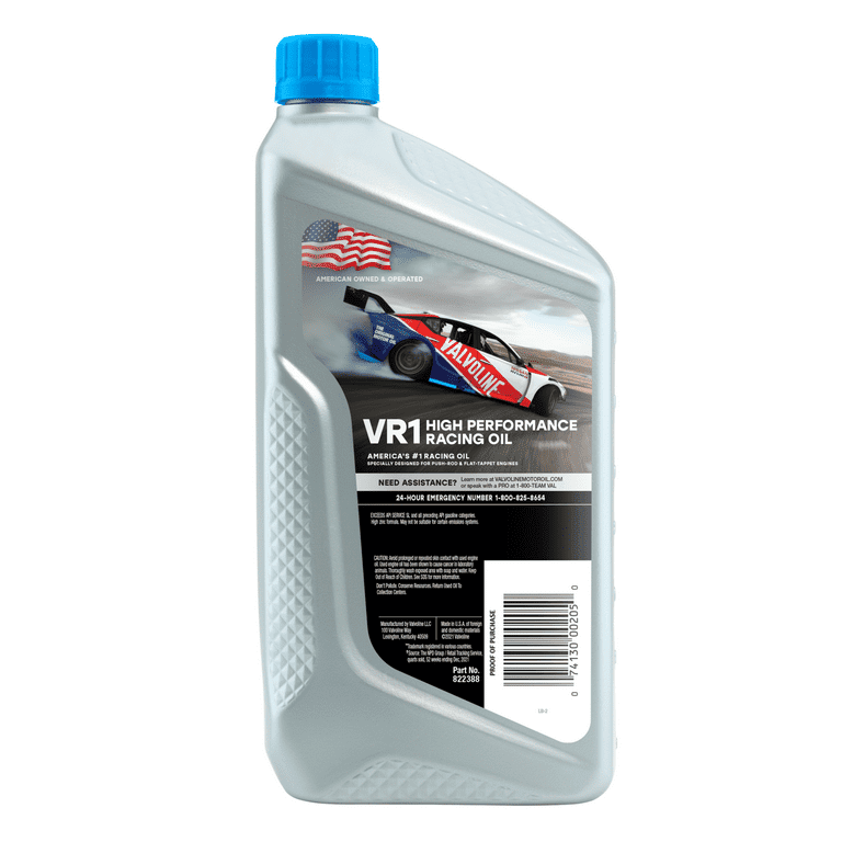 Valvoline VR1 Racing 10W-30 Conventional Motor Oil 1 QT