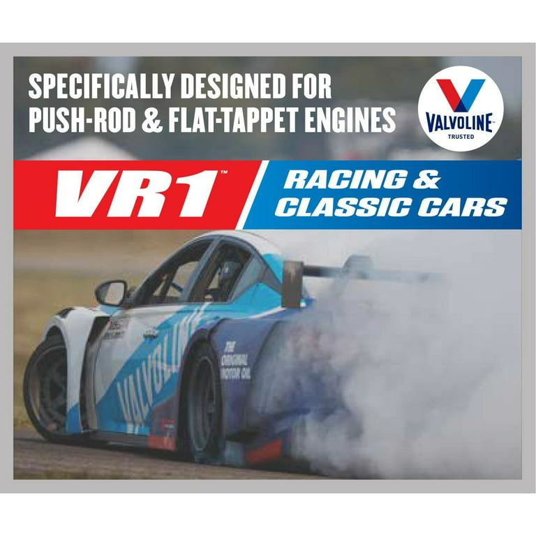 Valvoline VR1 Racing SAE 20W-50 Conventional Motor Oil, 5 Quart