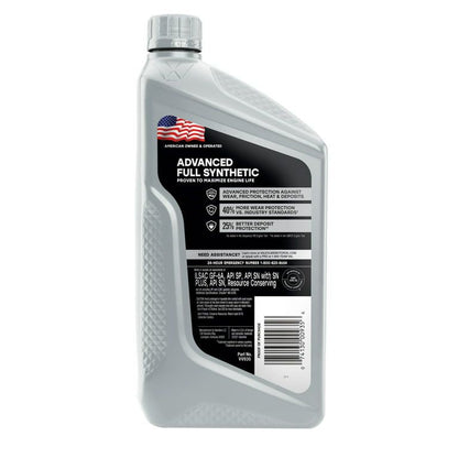 Valvoline Advanced Full Synthetic 10W-30 Motor Oil 1 QT