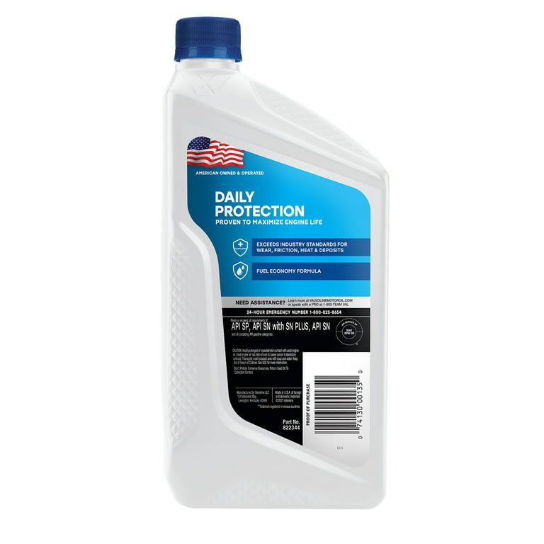 Valvoline Daily Protection 20W-50 Conventional Motor Oil 1 QT