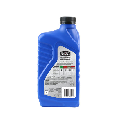 Super Tech High Mileage SAE 5W-20 Motor Oil, 1 Quart