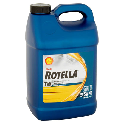 Rotella T6 5W-40 Motor Oil, 2.5 gal