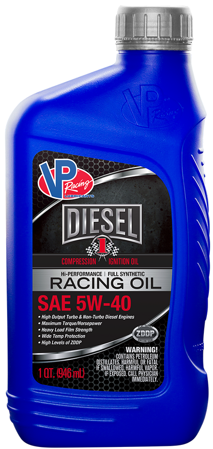 VP Racing CI1 Hi-Performance SAE 5W40 Synthetic Diesel Engine Racing Oil
