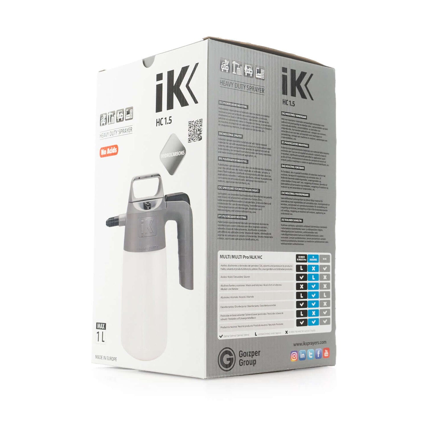IK HC 1.5 Solvent Resistant Sprayer