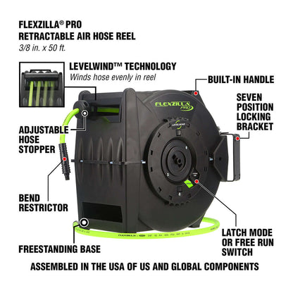 Flexzilla 3/8" Air Hose Reel
