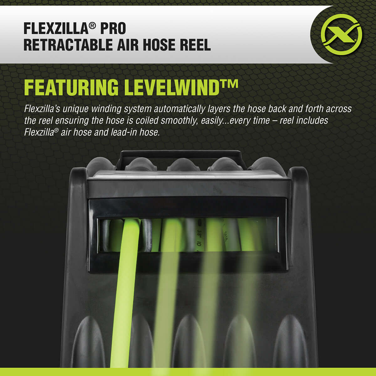 Flexzilla 3/8" Air Hose Reel