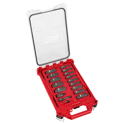 Milwaukee 49-66-6800 SHOCKWAVE Impact Duty™ Socket 3/8” Dr 17PC SAE PACKOUT Set