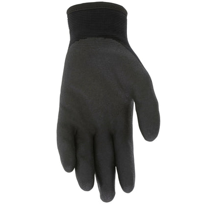 MCR Safety Ninja Ice N9690 Insulated Work Gloves, HPT Foam Coated, 15 Gauge, Black