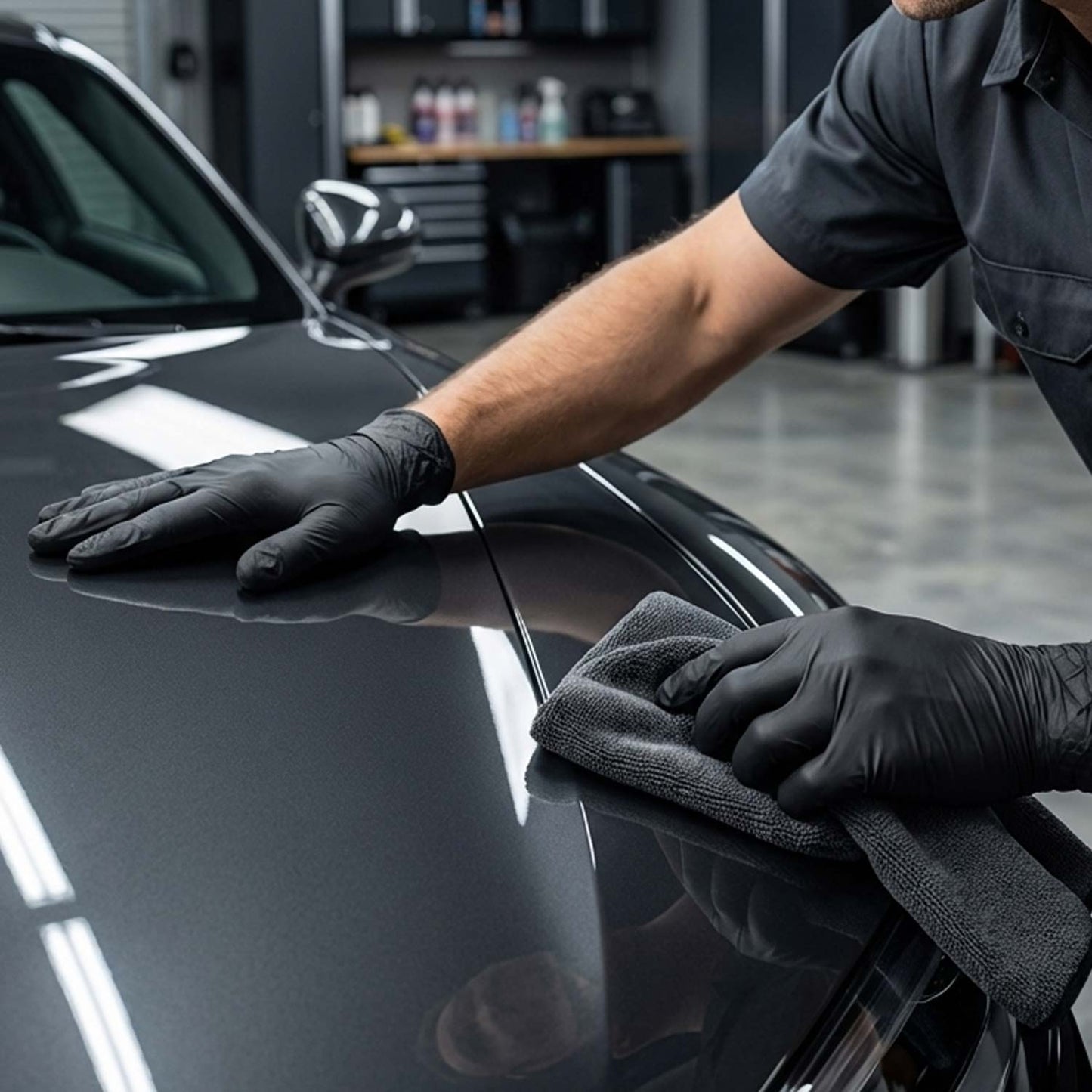 Black Lightning Nitrile Gloves